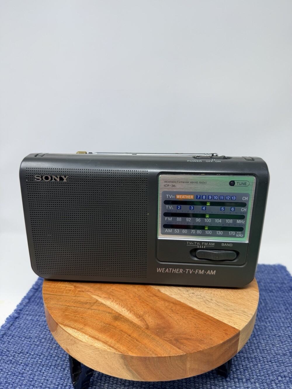Sony ICF-36 Radio Weather - TV - FM - AM
